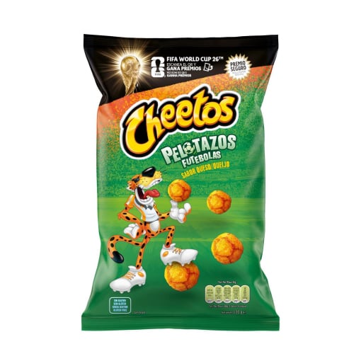 Pelotazos sabor queso Cheetos sin gluten 130 g. — otra vista del envase