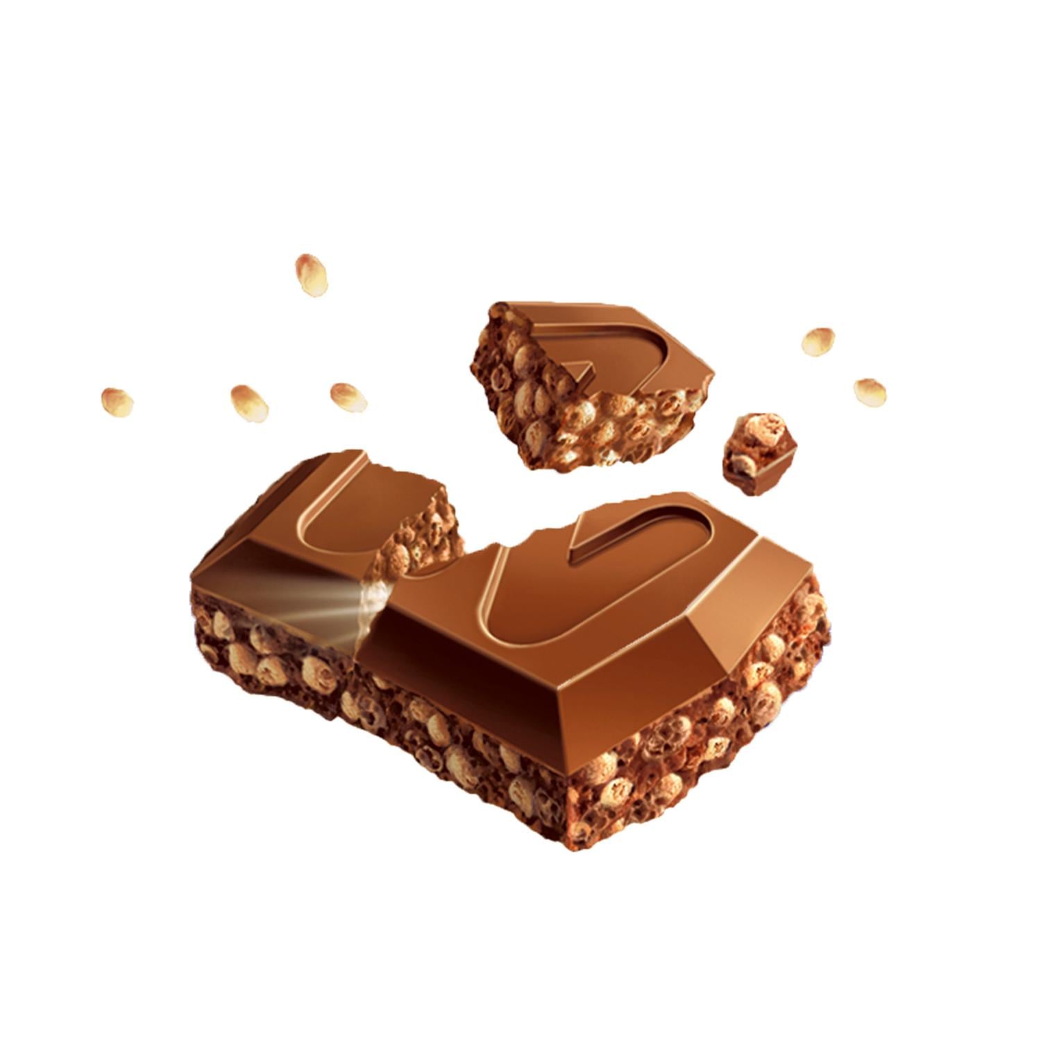 Chocolate crujiente Crunch Nestlé sin gluten 100 g. — otra vista del envase