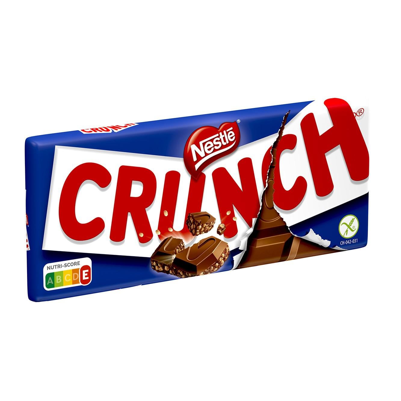 Chocolate crujiente Crunch Nestlé sin gluten 100 g. — otra vista del envase