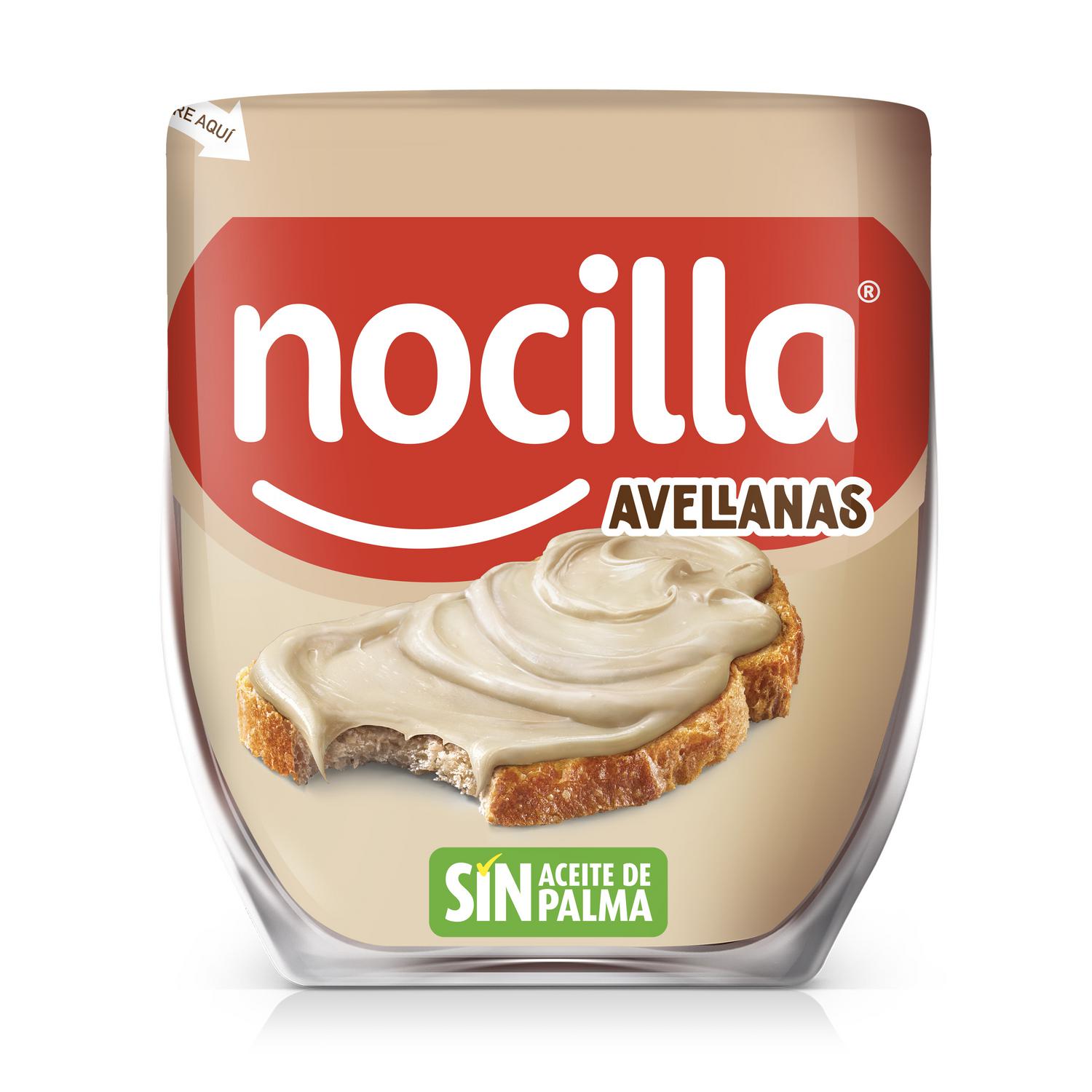 Crema de leche con avellanas Nocilla sin gluten 180 g. — otra vista del envase