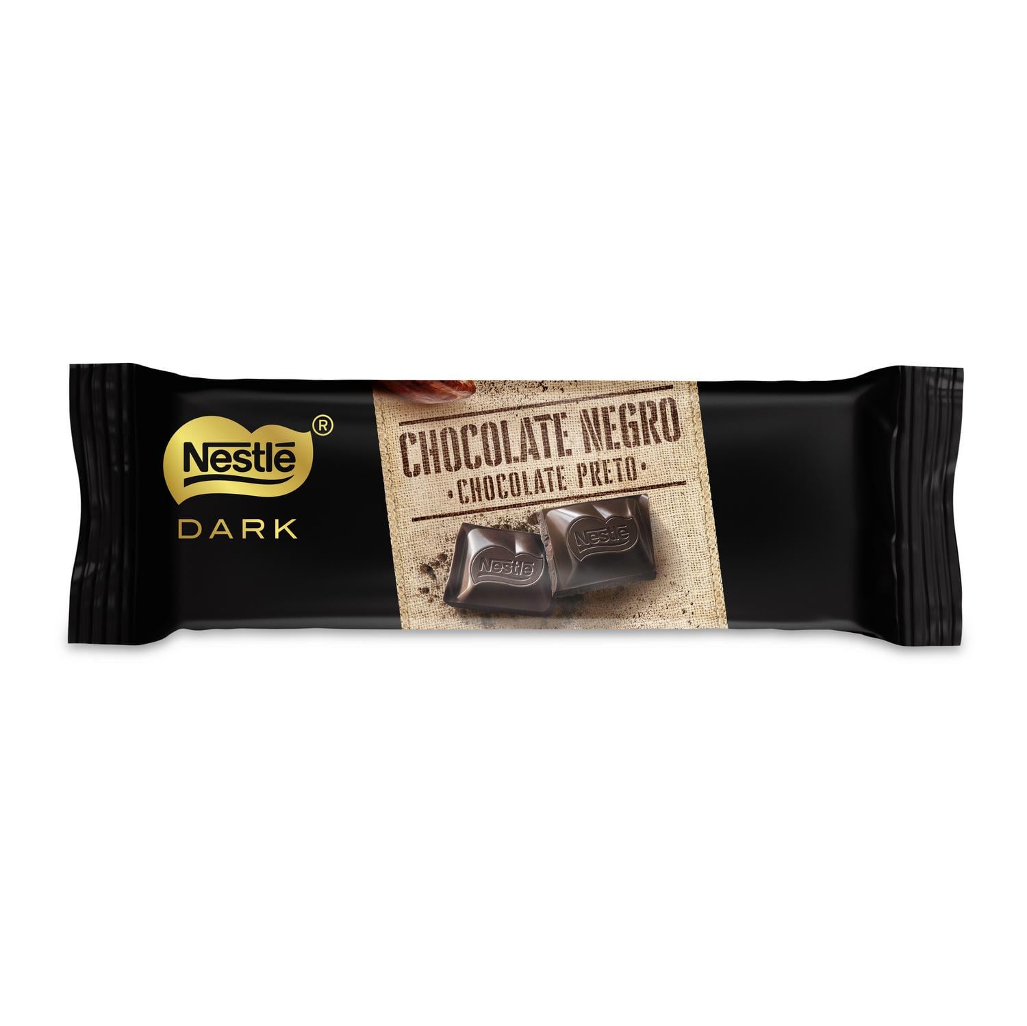 Chocolate dark Nestlé sin gluten 250 g. — otra vista del envase