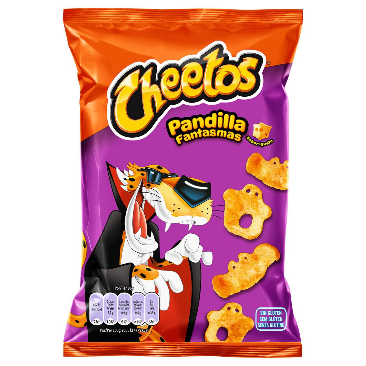 Pandilla sabor queso Cheetos sin gluten 75 g. — otra vista del envase