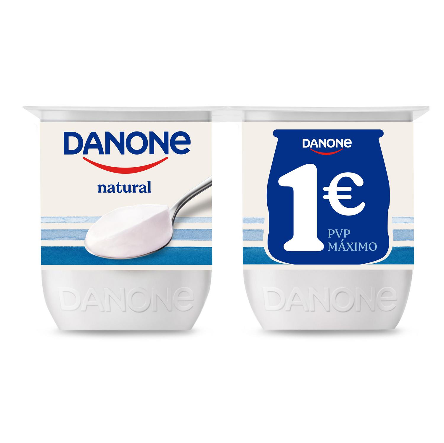 Yogur natural Danone sin gluten pack de 4 unidades de 120 g. — otra vista del envase