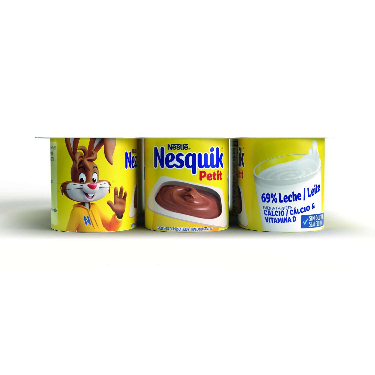 Petit Nestlé Nesquik sin gluten pack de 6 unidades de 60 g. — otra vista del envase