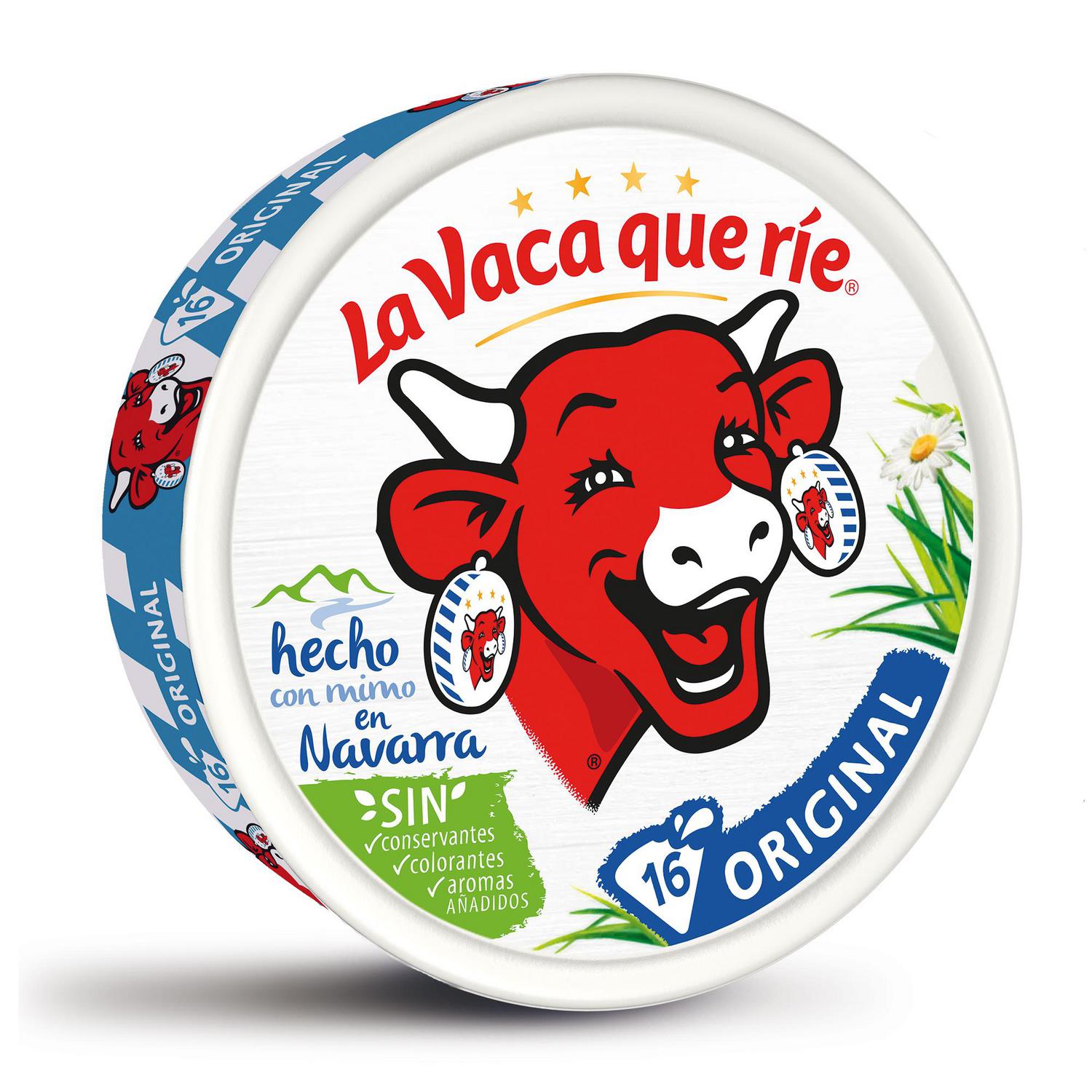 Queso fundido en porciones La Vaca Que Ríe sin gluten 250 g. — otra vista del envase