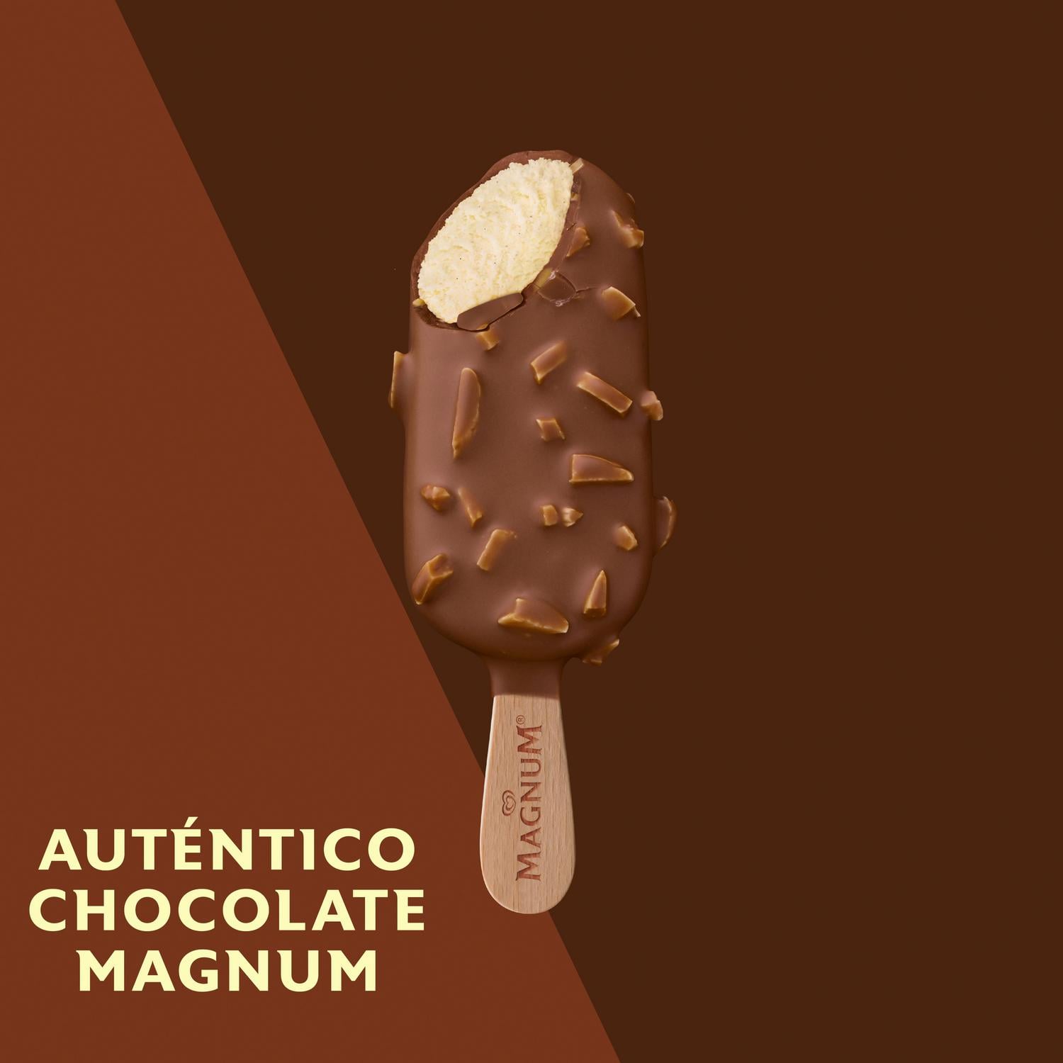 Bombón mini helado de vainilla Almond Magnum sin gluten 6 ud. — otra vista del envase