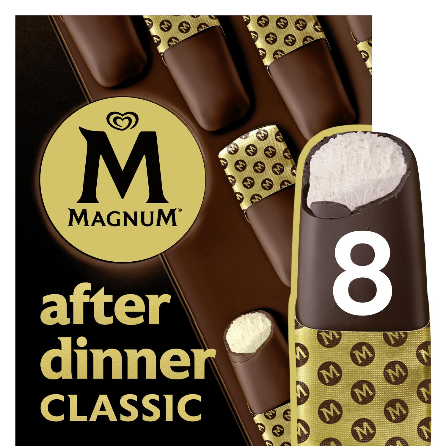 Bombón After Dinner Classic Magnun sin gluten 8 ud. — otra vista del envase
