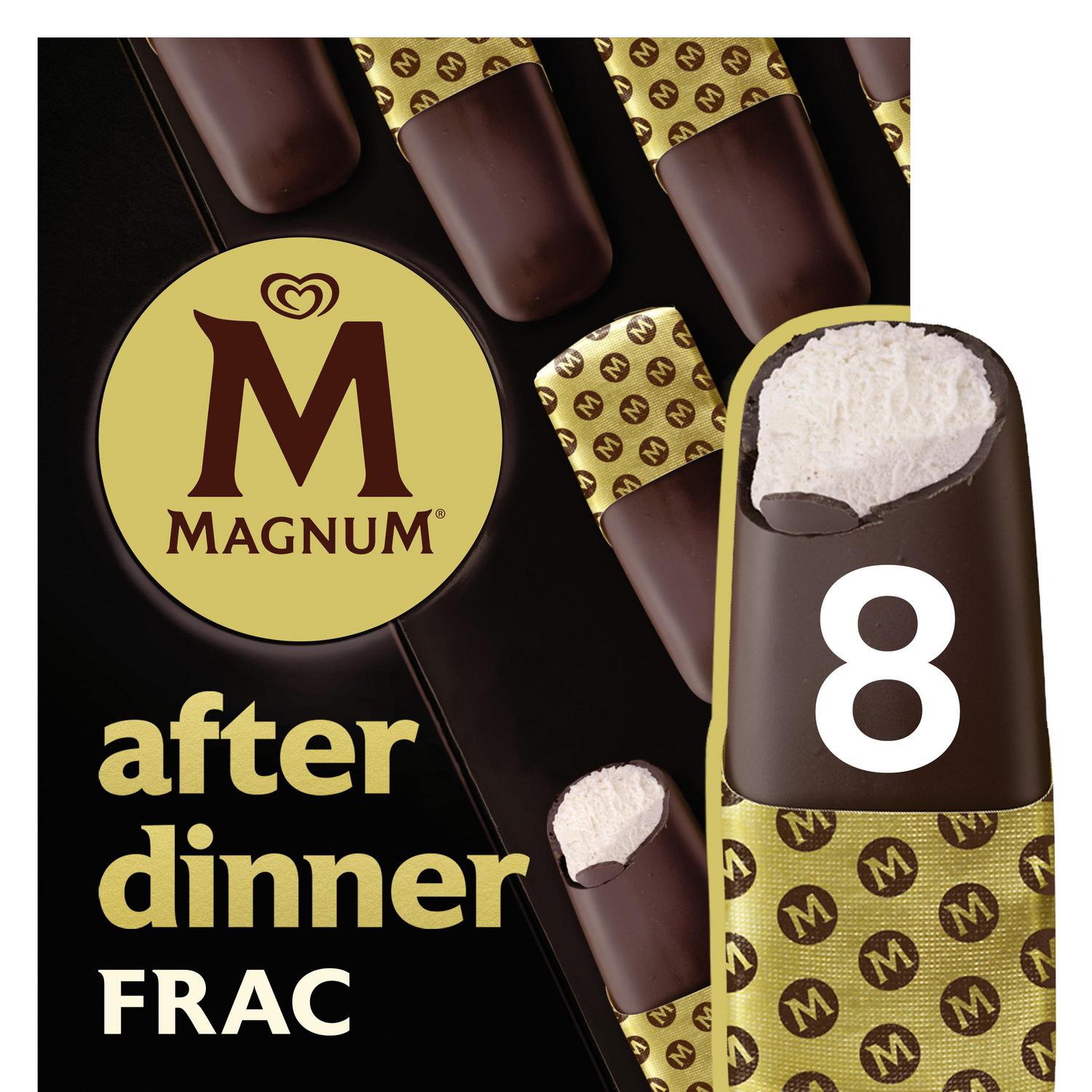 Helado Bombóm Magnum After Dinner Frac sin gluten 8 ud. — otra vista del envase
