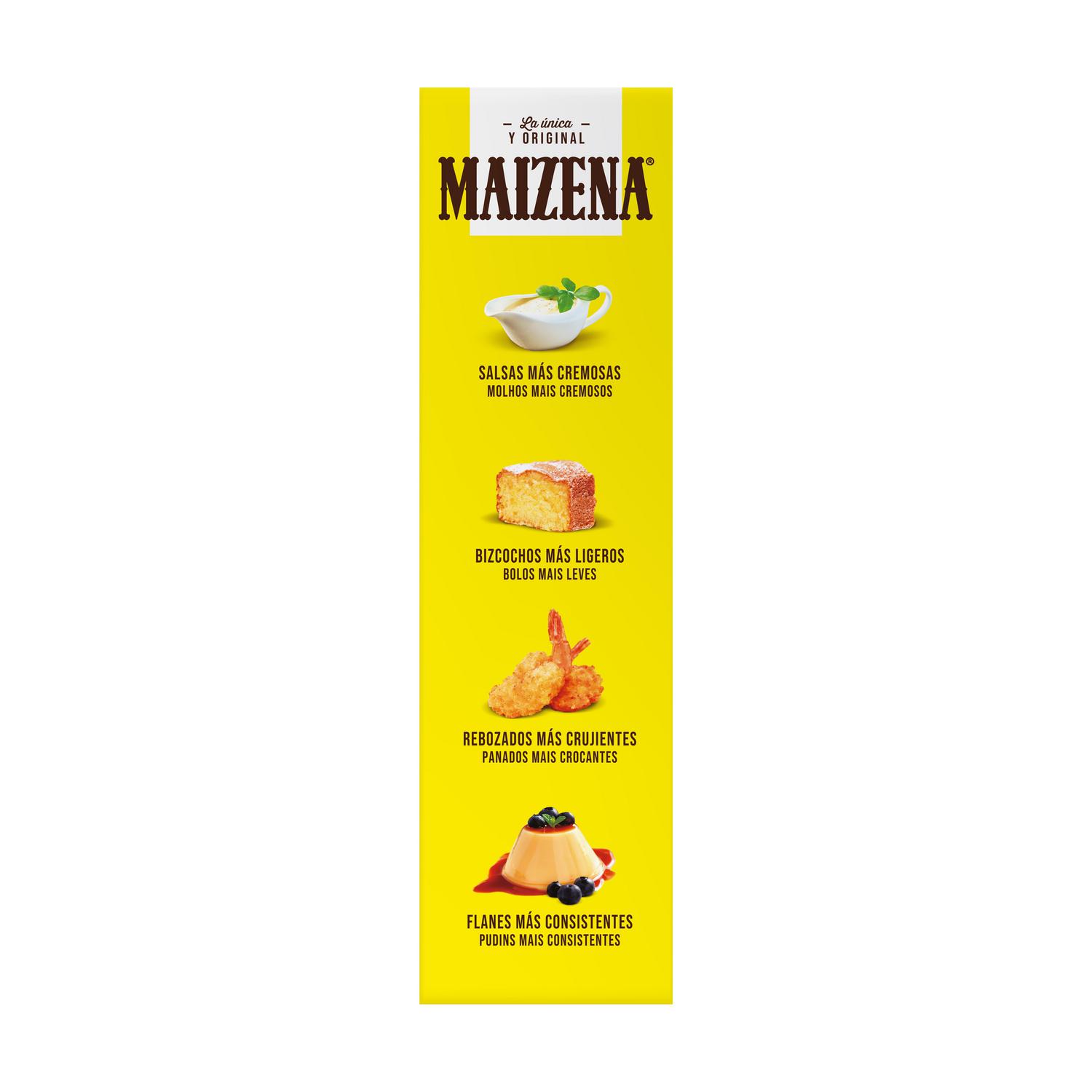 Harina de maíz fina Maizena sin gluten 700 g. — otra vista del envase