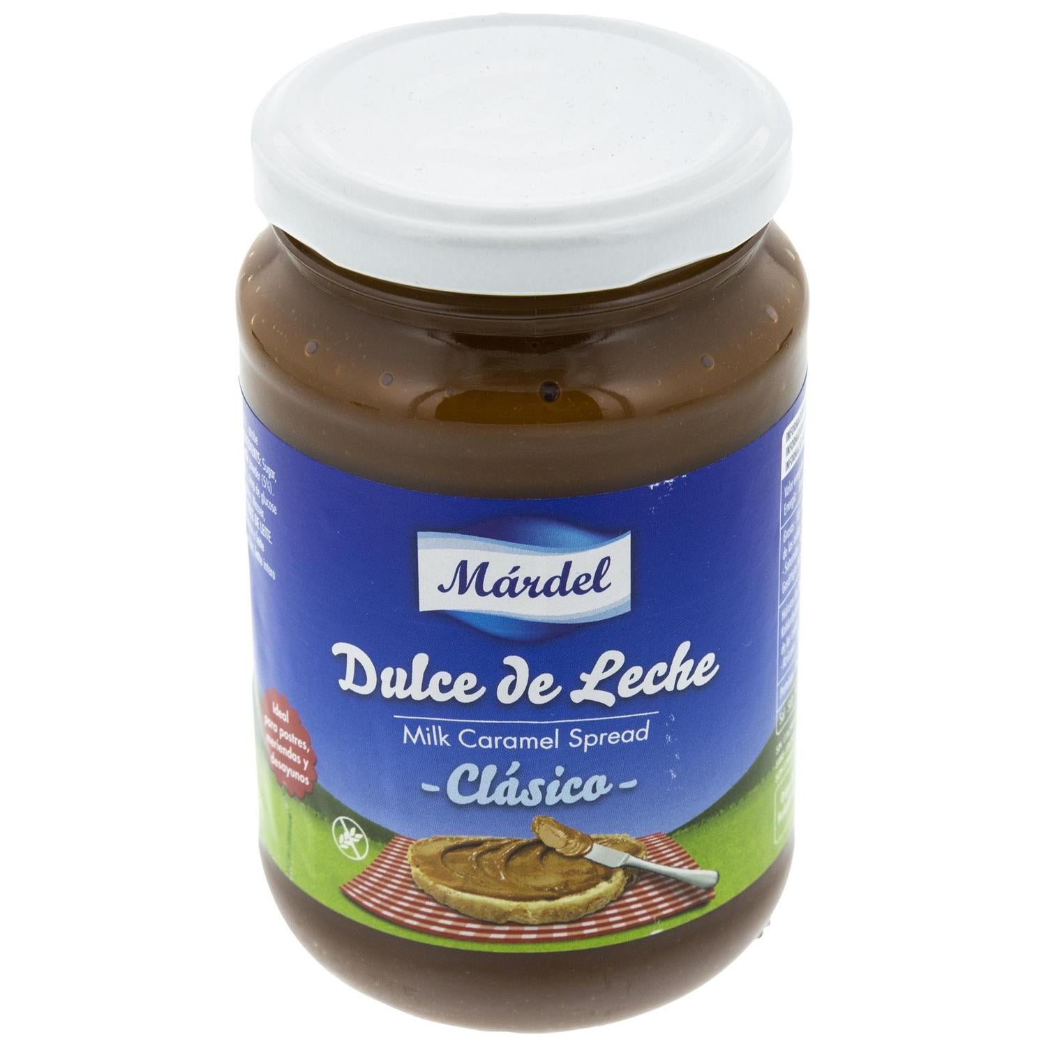 Dulce de leche Márdel sin gluten 450 g. — otra vista del envase