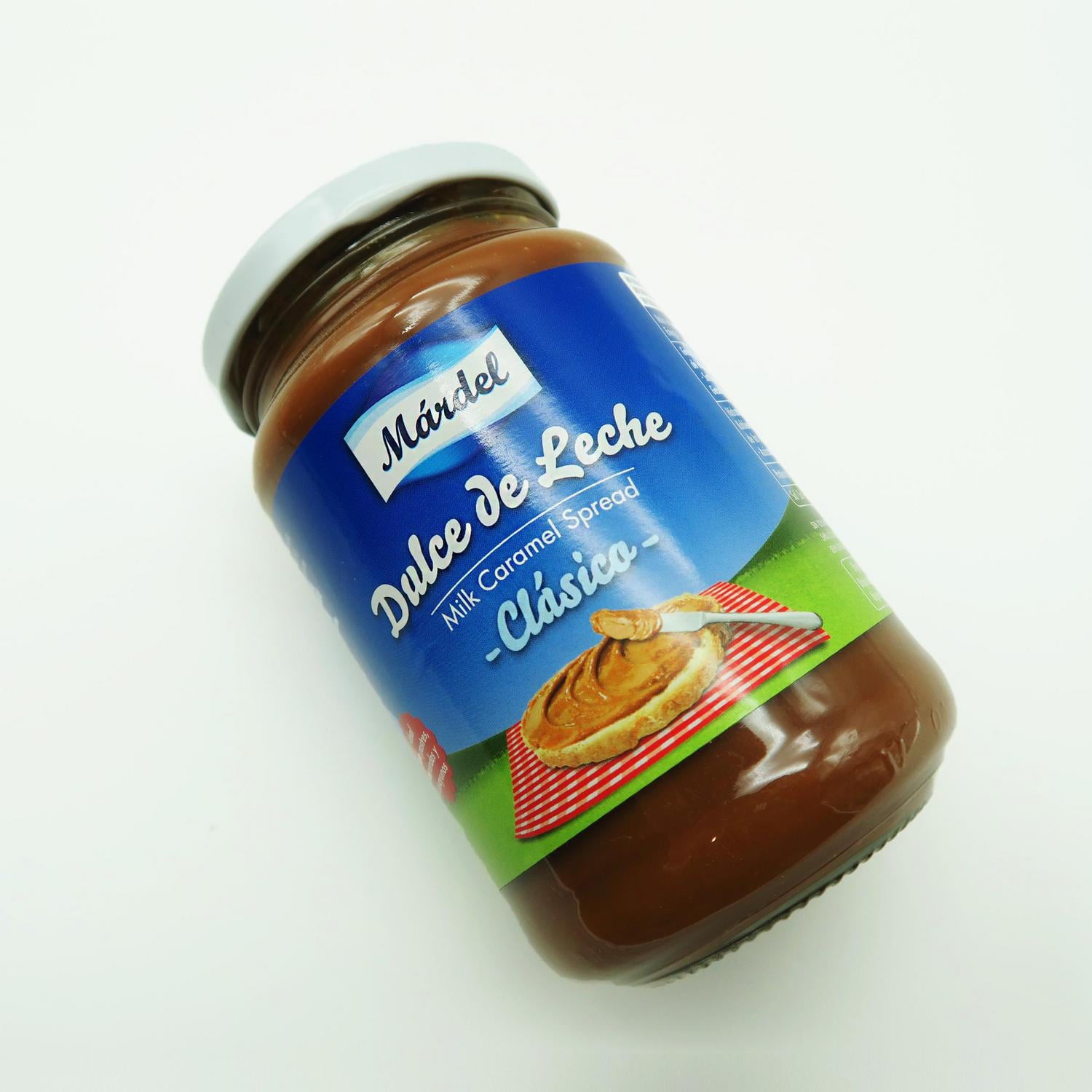Dulce de leche Márdel sin gluten 450 g. — otra vista del envase
