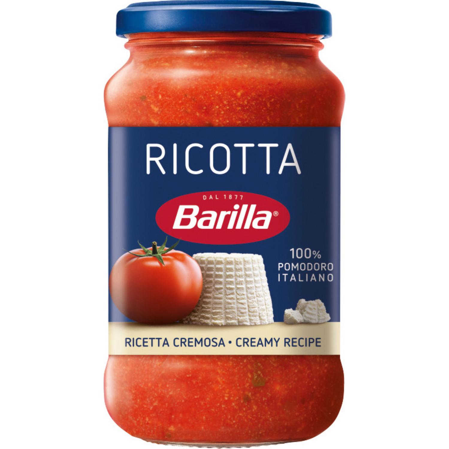 Salsa Ricotta Barilla sin gluten tarro 400 g. — otra vista del envase