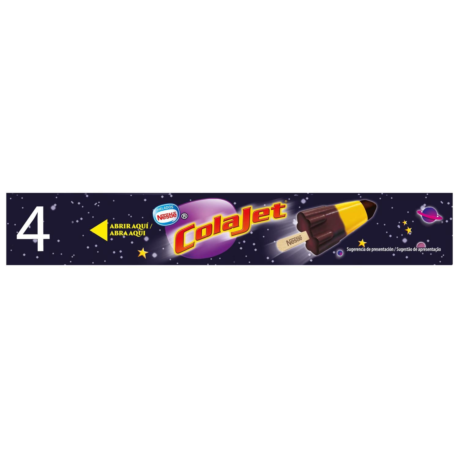Helado Colajet Nestlé sin gluten 4 ud. — otra vista del envase