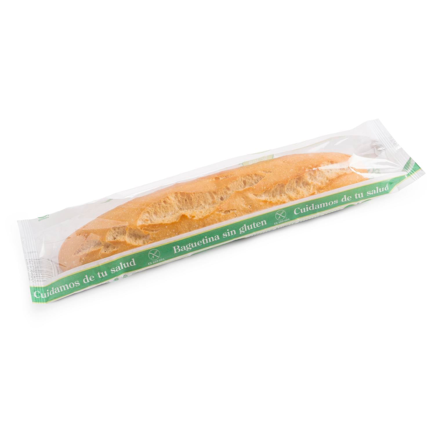 Baguettina congelada sin gluten 1 ud — otra vista del envase