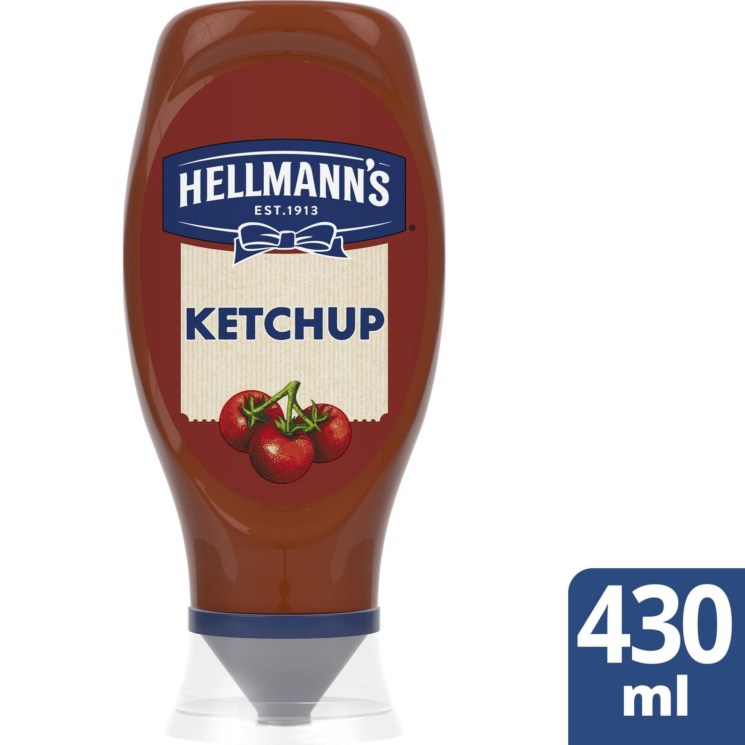 Kétchup Hellmann's sin gluten envase 430 g. — otra vista del envase