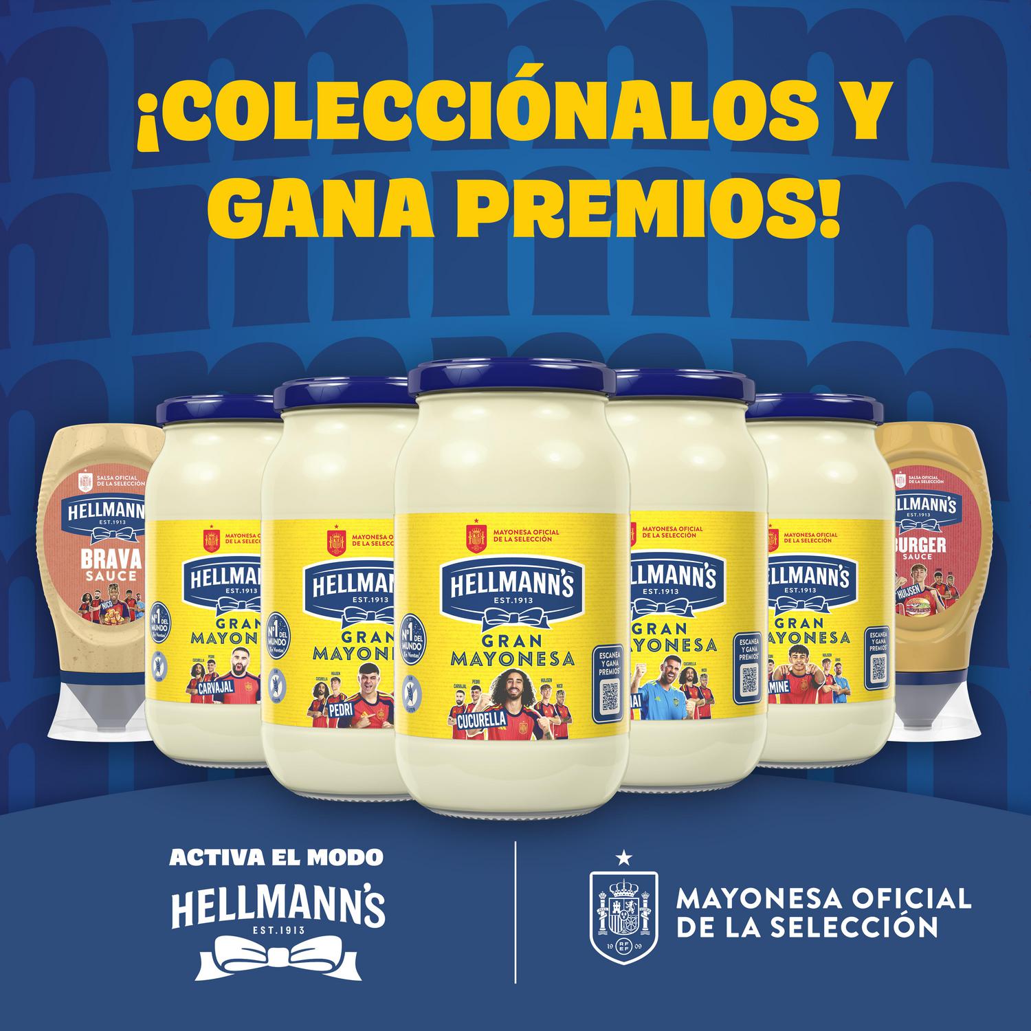Salsa brava Hellmann's sin gluten envase 250 ml. — otra vista del envase