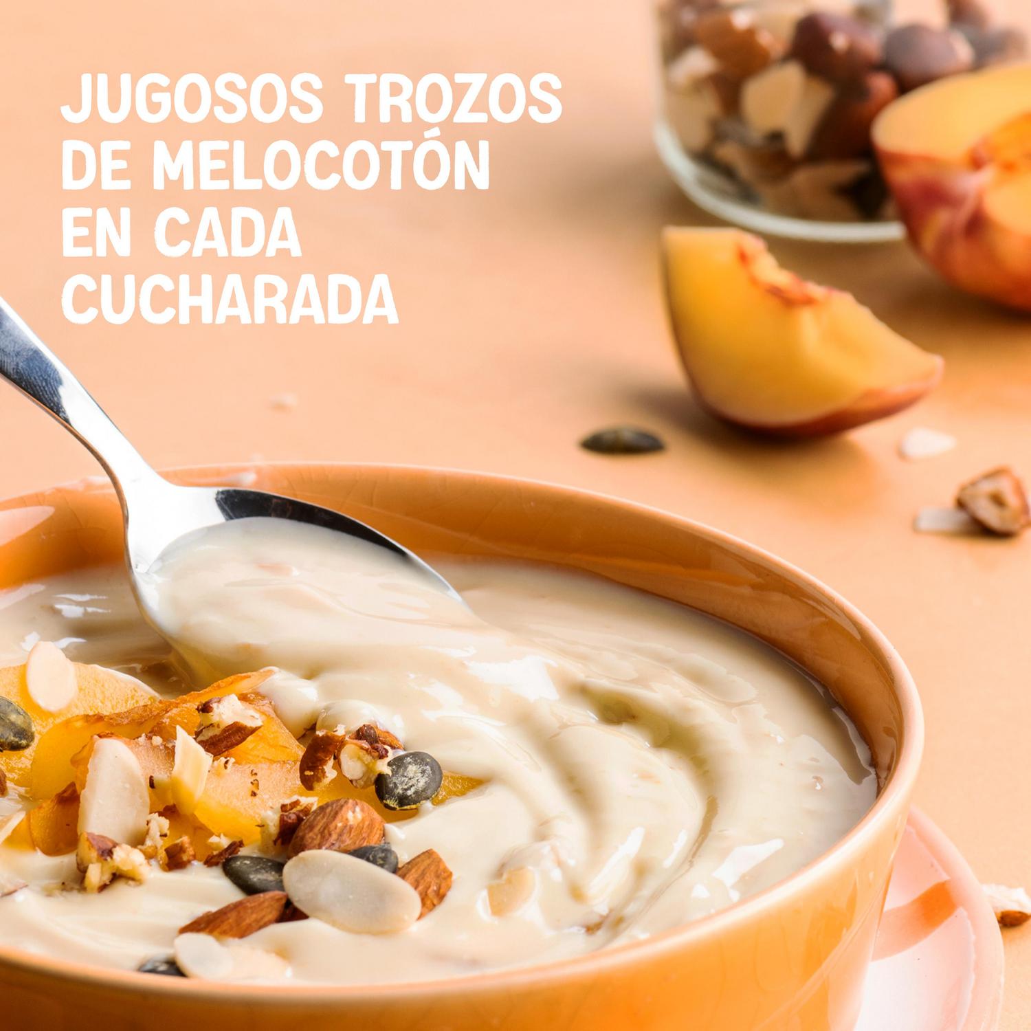Preparado de soja sabor melocotón Alpro sin gluten y sin lactosa 400 g. — otra vista del envase