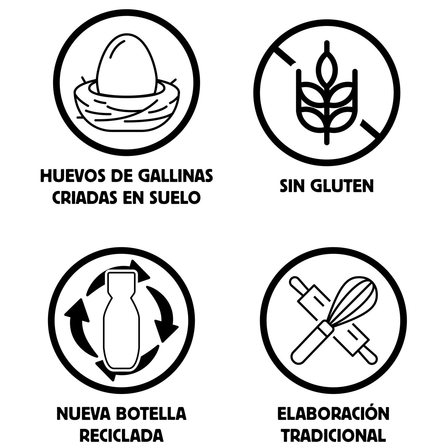 Mayonesa en bolsitas Prima sin gluten doy pack 12 ud. — otra vista del envase
