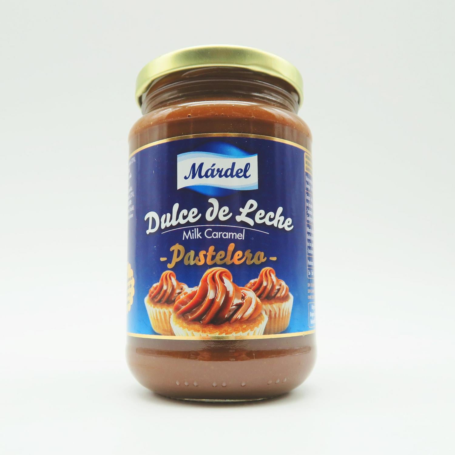 Dulce de leche pastelero Márdel sin gluten 450 g. — otra vista del envase