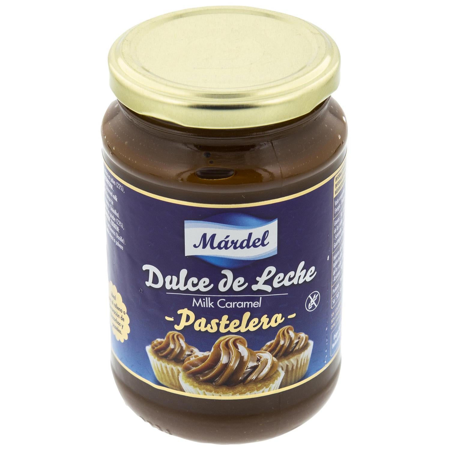 Dulce de leche pastelero Márdel sin gluten 450 g. — otra vista del envase