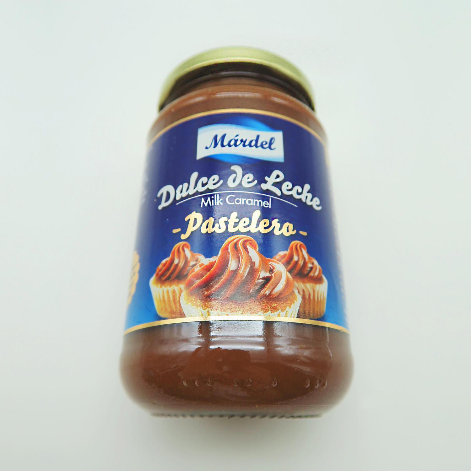 Dulce de leche pastelero Márdel sin gluten 450 g. — otra vista del envase