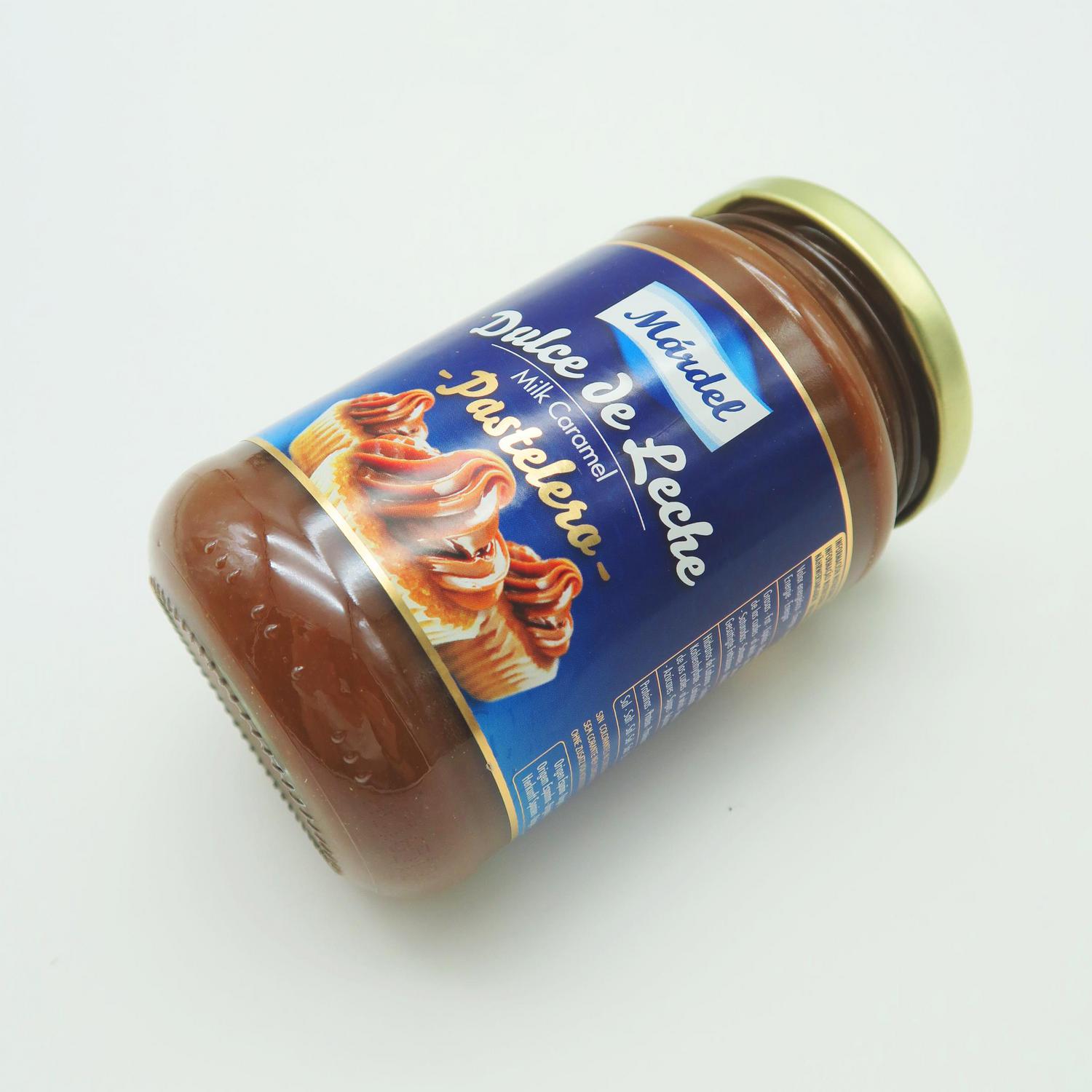 Dulce de leche pastelero Márdel sin gluten 450 g. — otra vista del envase
