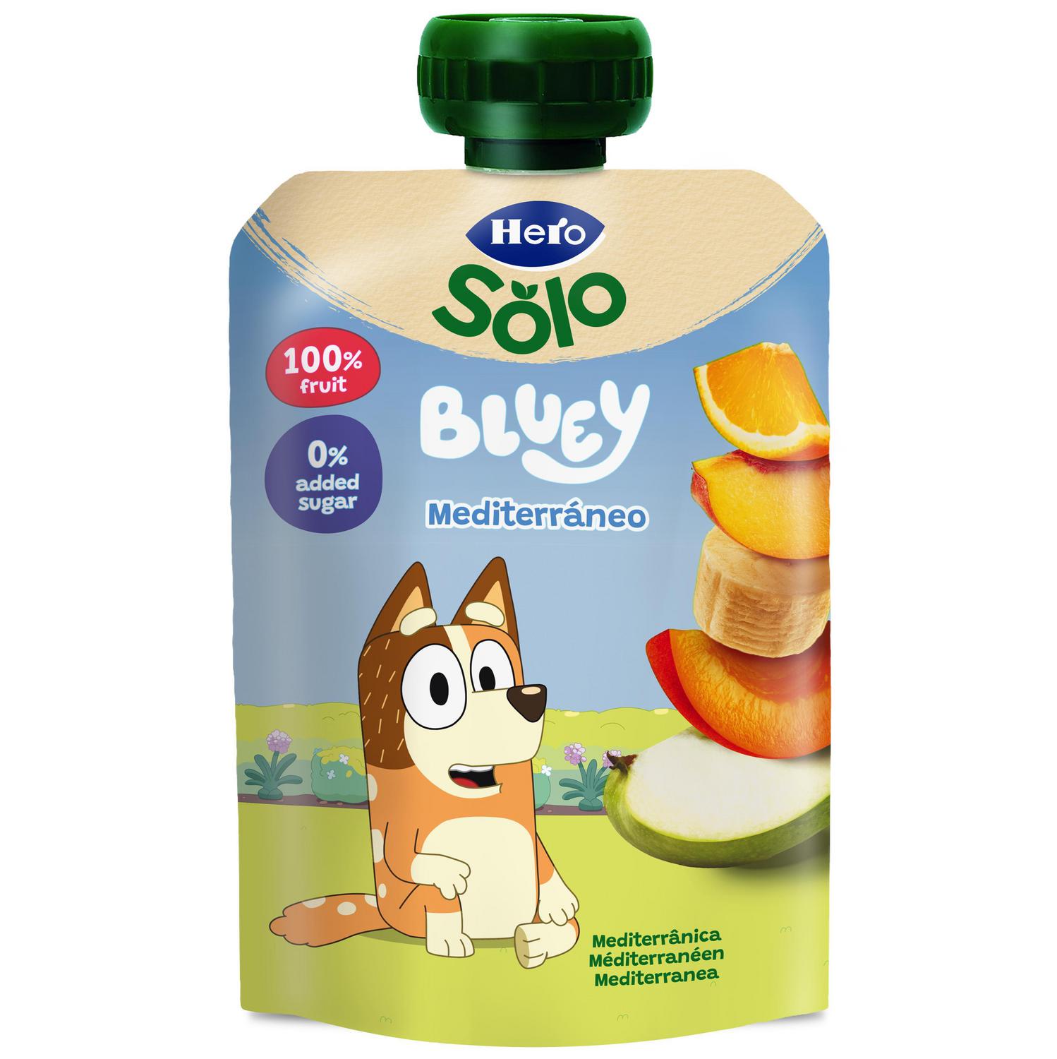 Bolsita de fruta mediterránea Mi Futa Hero sin gluten y sin azúcar añadido 100 g. — otra vista del envase