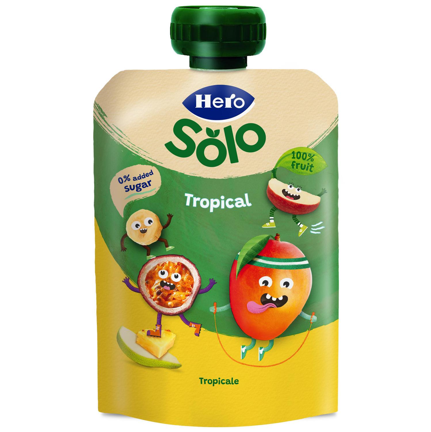 Bolsita de fruta tropical Hero Mi Fruta sin gluten 100 g. — otra vista del envase
