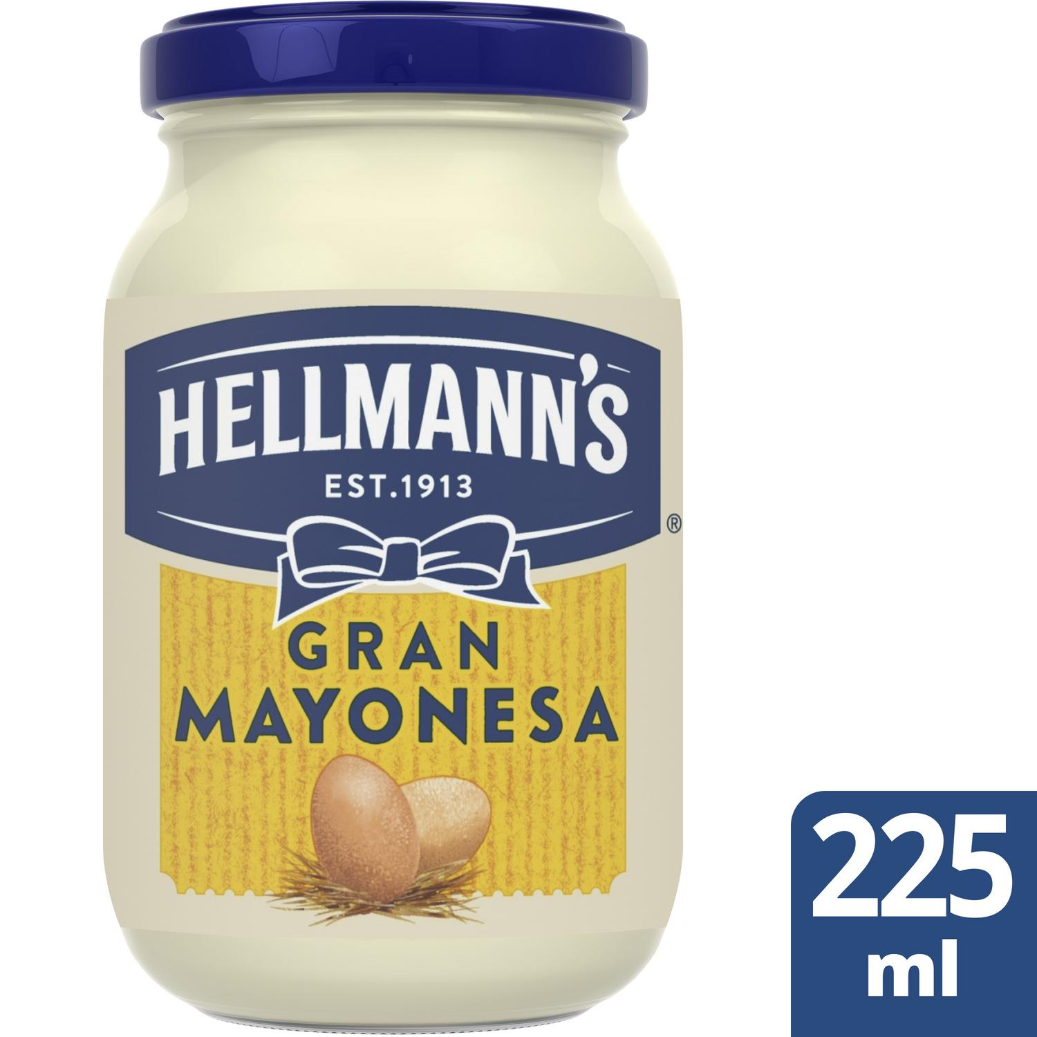 Mayonesa Hellmann's sin gluten tarro 225 ml. — otra vista del envase