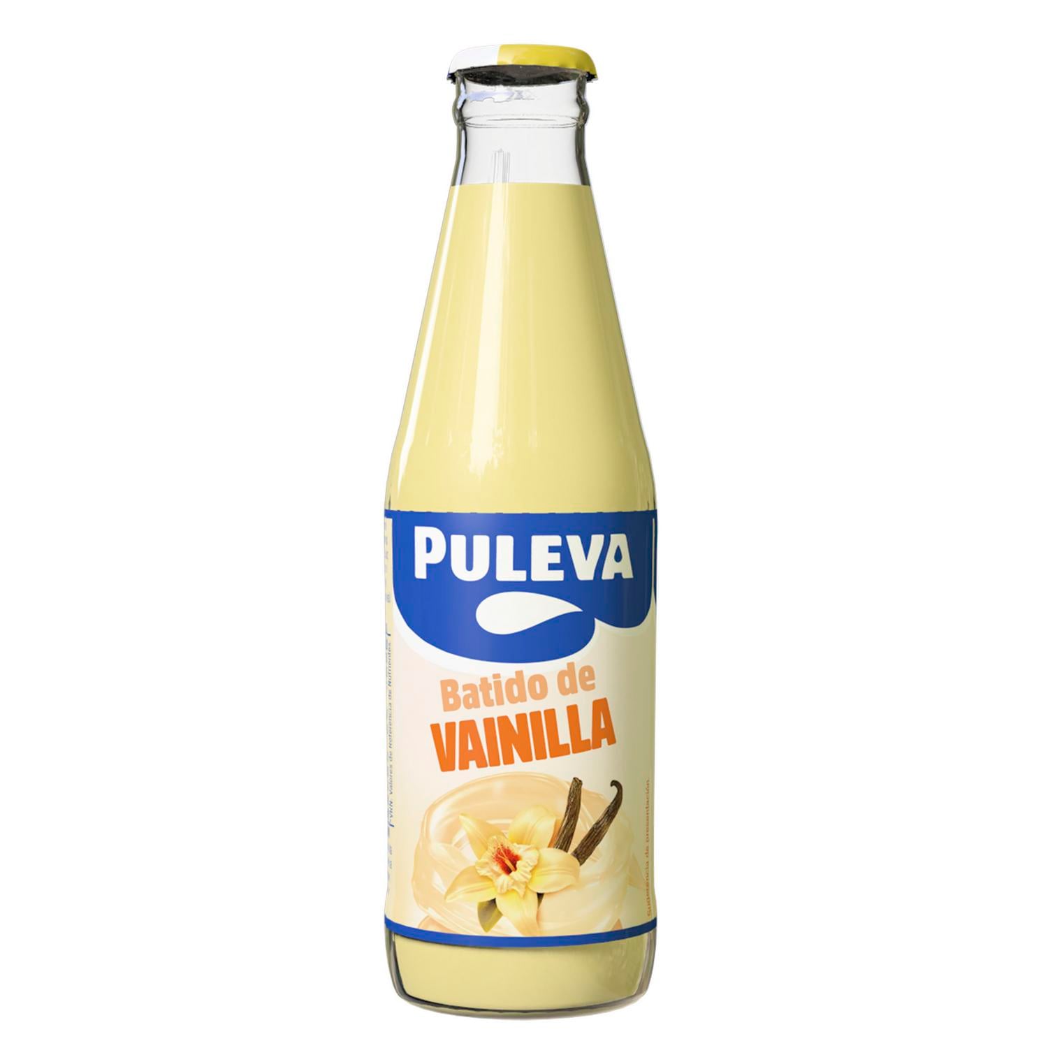 Batido de vainilla Puleva sin gluten botella 200 ml. — otra vista del envase