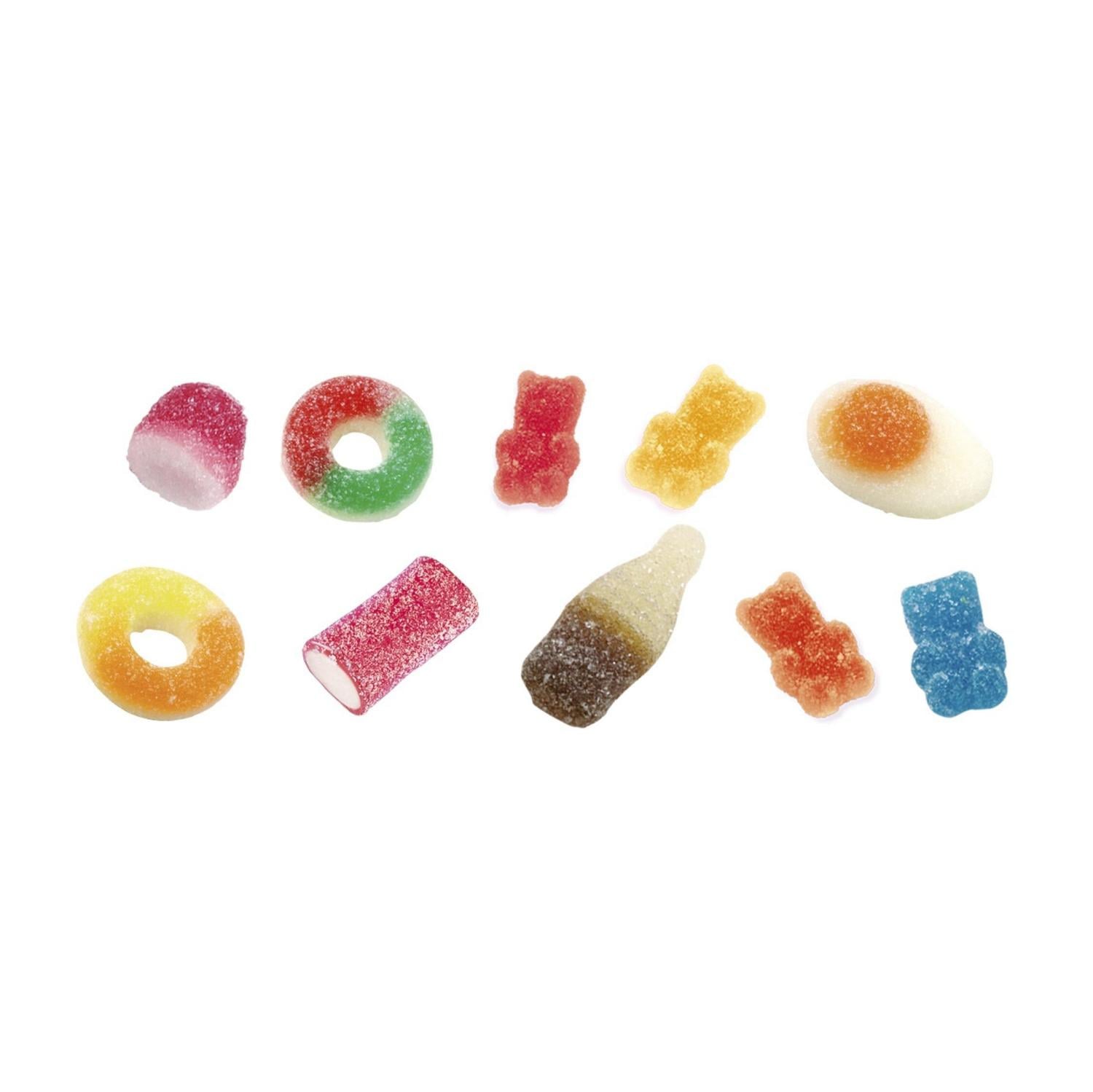 Caramelos de goma Sugar Shuffle Fini sin gluten doy pack 165 g. — otra vista del envase
