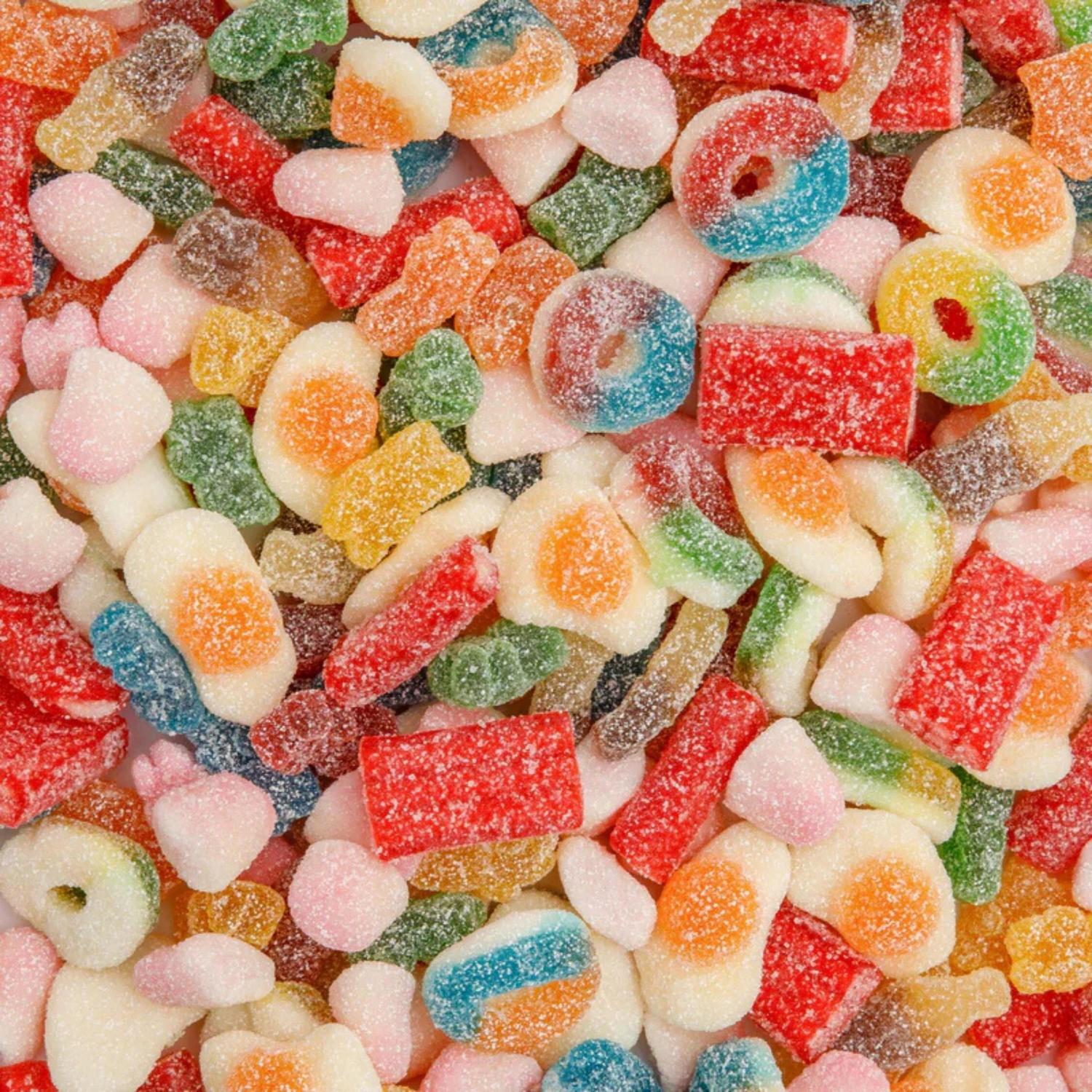 Caramelos de goma Sugar Shuffle Fini sin gluten doy pack 165 g. — otra vista del envase