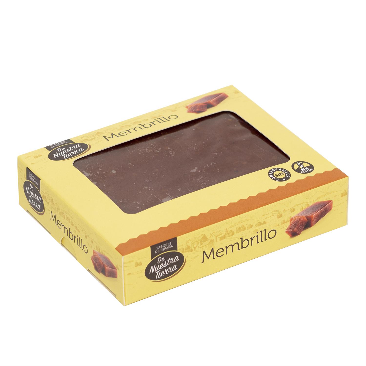 Membrillo De Nuestra Tierra sin gluten 310 g. — otra vista del envase