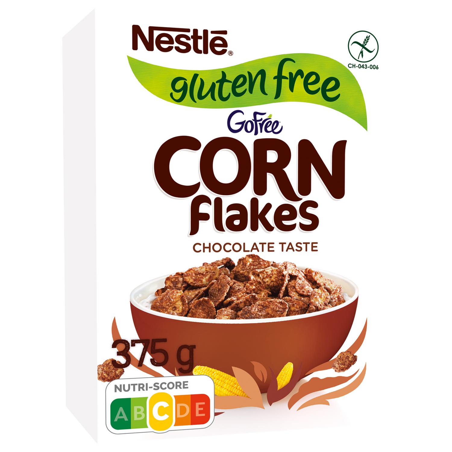 Cereales con chocolate Corn Flakes Nestlé sin gluten 375 g — otra vista del envase