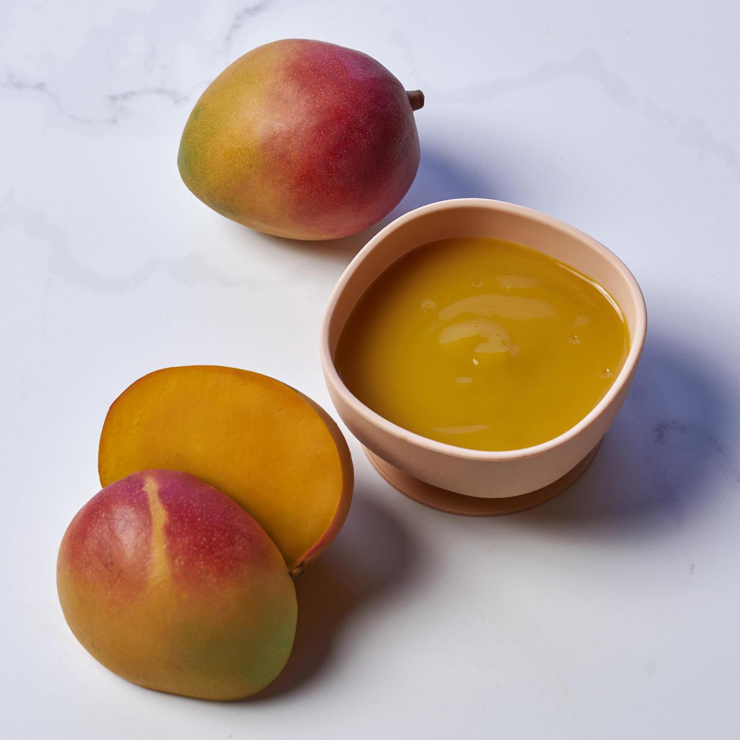 Bolsita de mango desde 6 meses ecológico Gerber sin gluten y sin azúcar añadido 90 g. — otra vista del envase