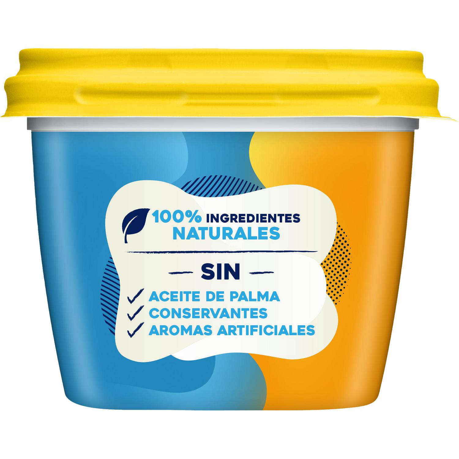 Margarina con sal Tulipán sin gluten y sin lactosa 400 g. — otra vista del envase