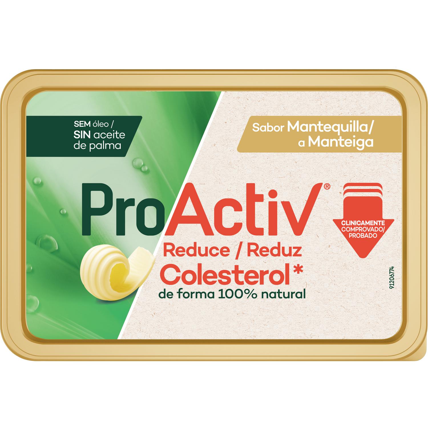Margarina sabor mantequilla ProActiv sin gluten y sin lactosa sin aceite de palma 450 g — otra vista del envase