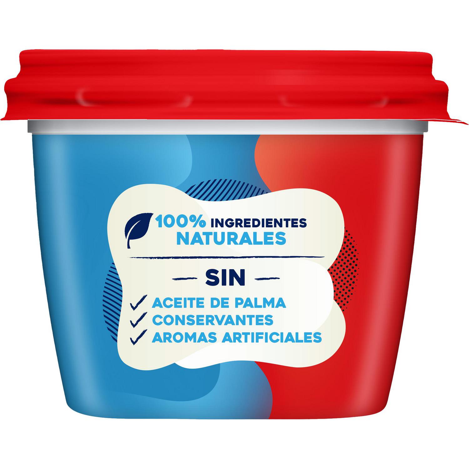 Margarina original Tulipán sin gluten y sin lactosa 400 g. — otra vista del envase