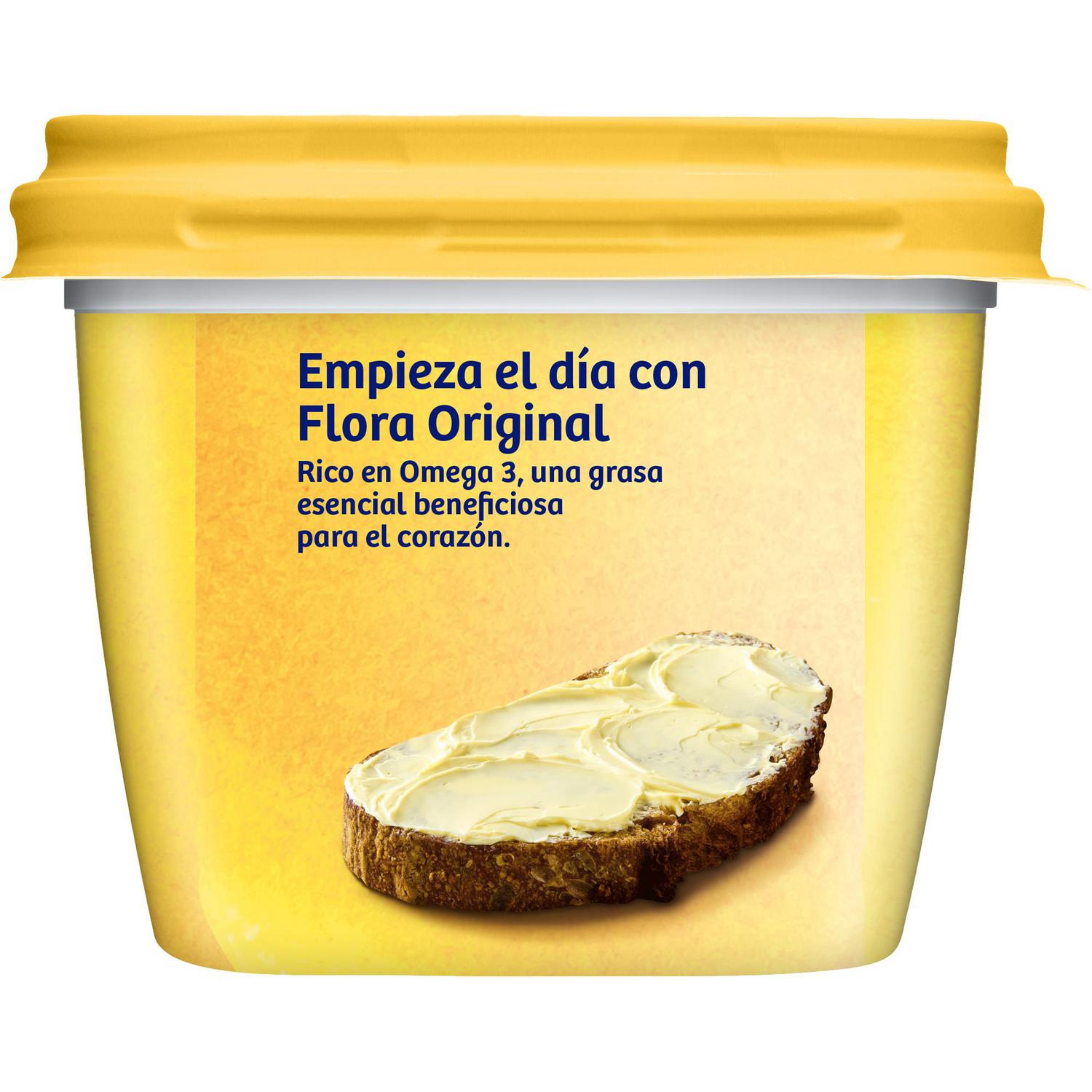 Margarina original Flora sin gluten y sin lactosa 400 g. — otra vista del envase