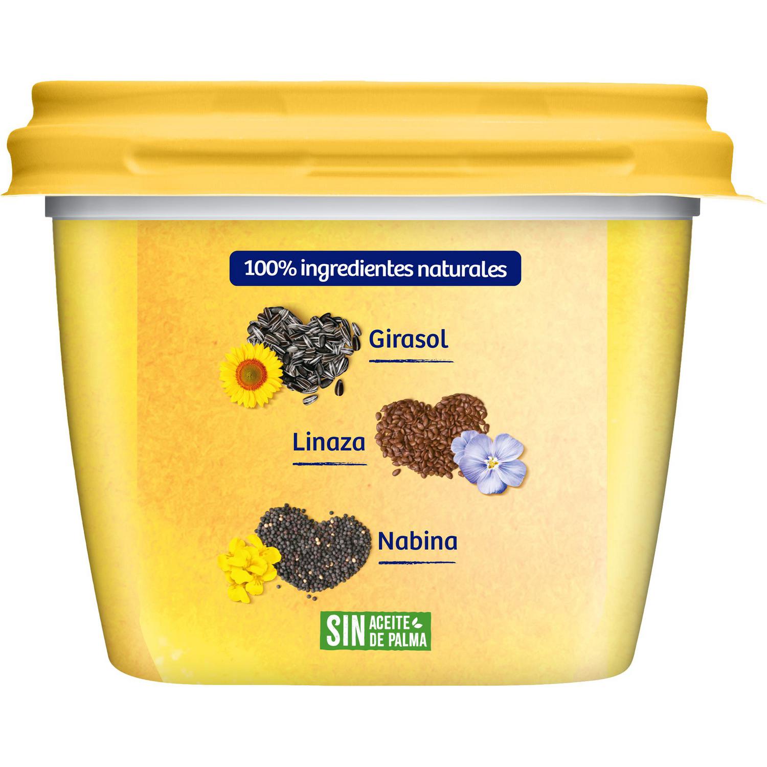 Margarina original Flora sin gluten y sin lactosa 400 g. — otra vista del envase