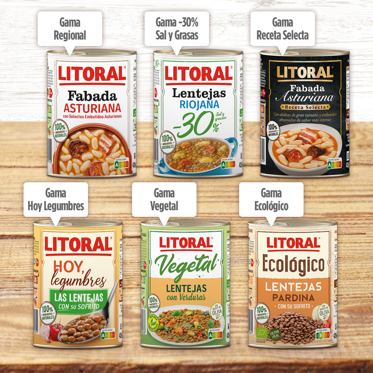 Callos a la madrileña Litoral sin gluten 370 g. — otra vista del envase