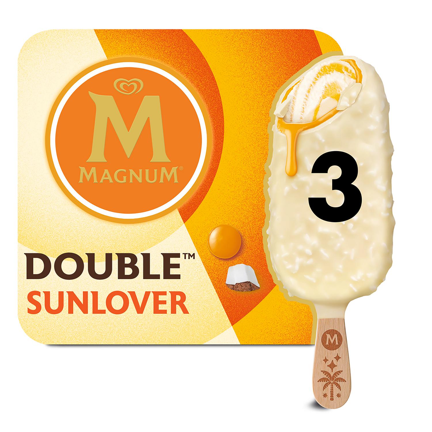 Bombón helado Sunlover Double Magnum sin gluten 3 ud. — otra vista del envase