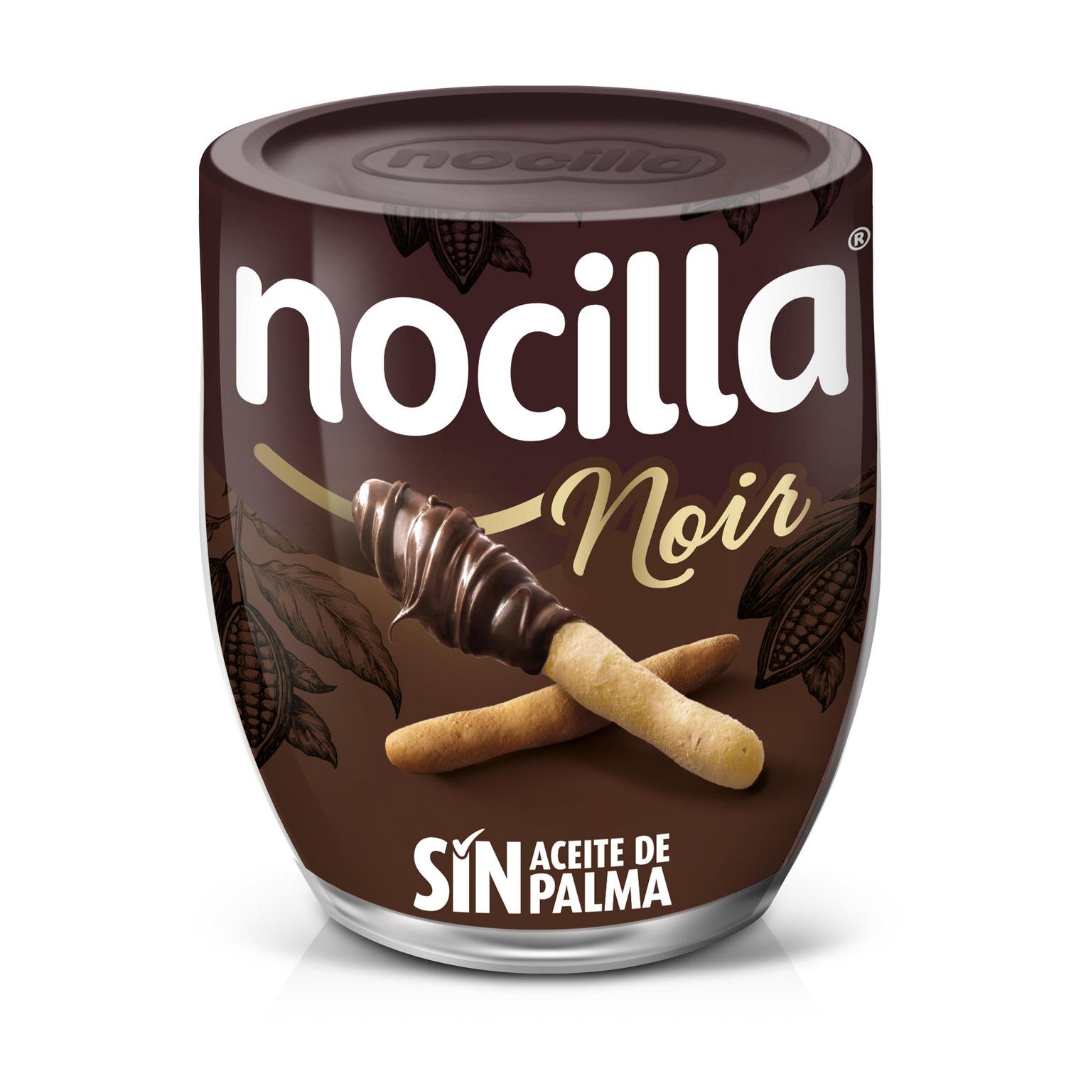 Crema de cacao Nocilla Noir sin gluten 180 g. — otra vista del envase