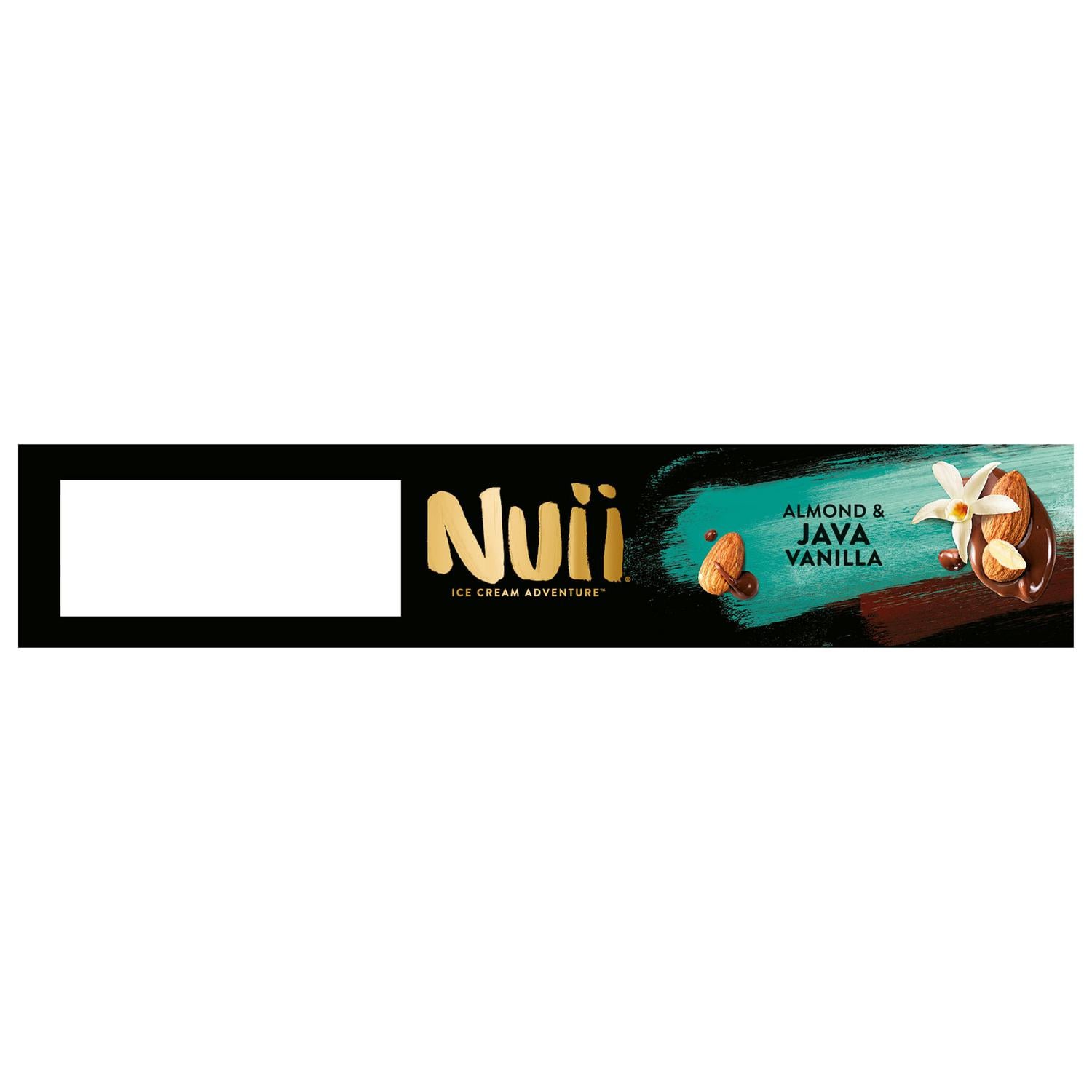 Helado Bombón almendrado con vainilla de Java Nuii sin gluten 4 ud. — otra vista del envase