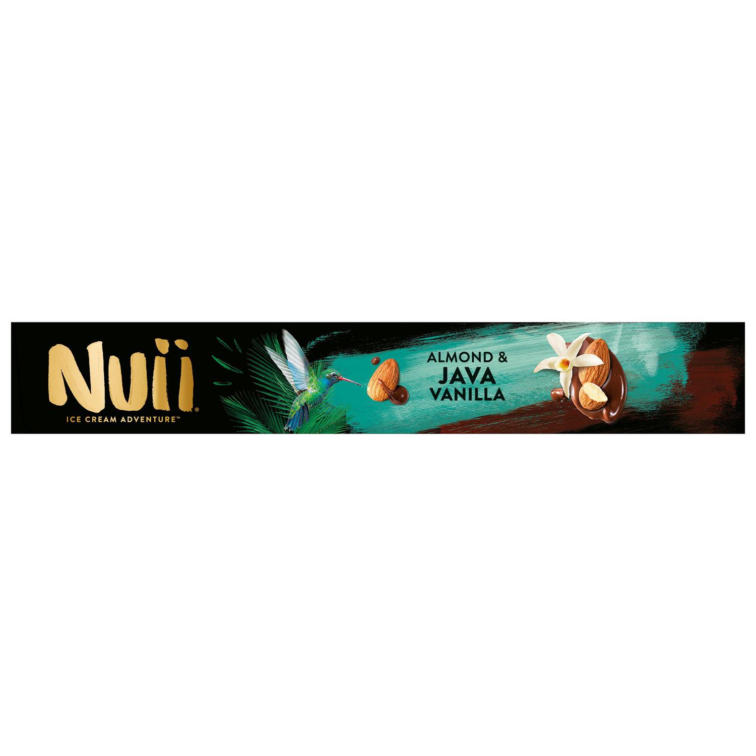 Helado Bombón almendrado con vainilla de Java Nuii sin gluten 4 ud. — otra vista del envase