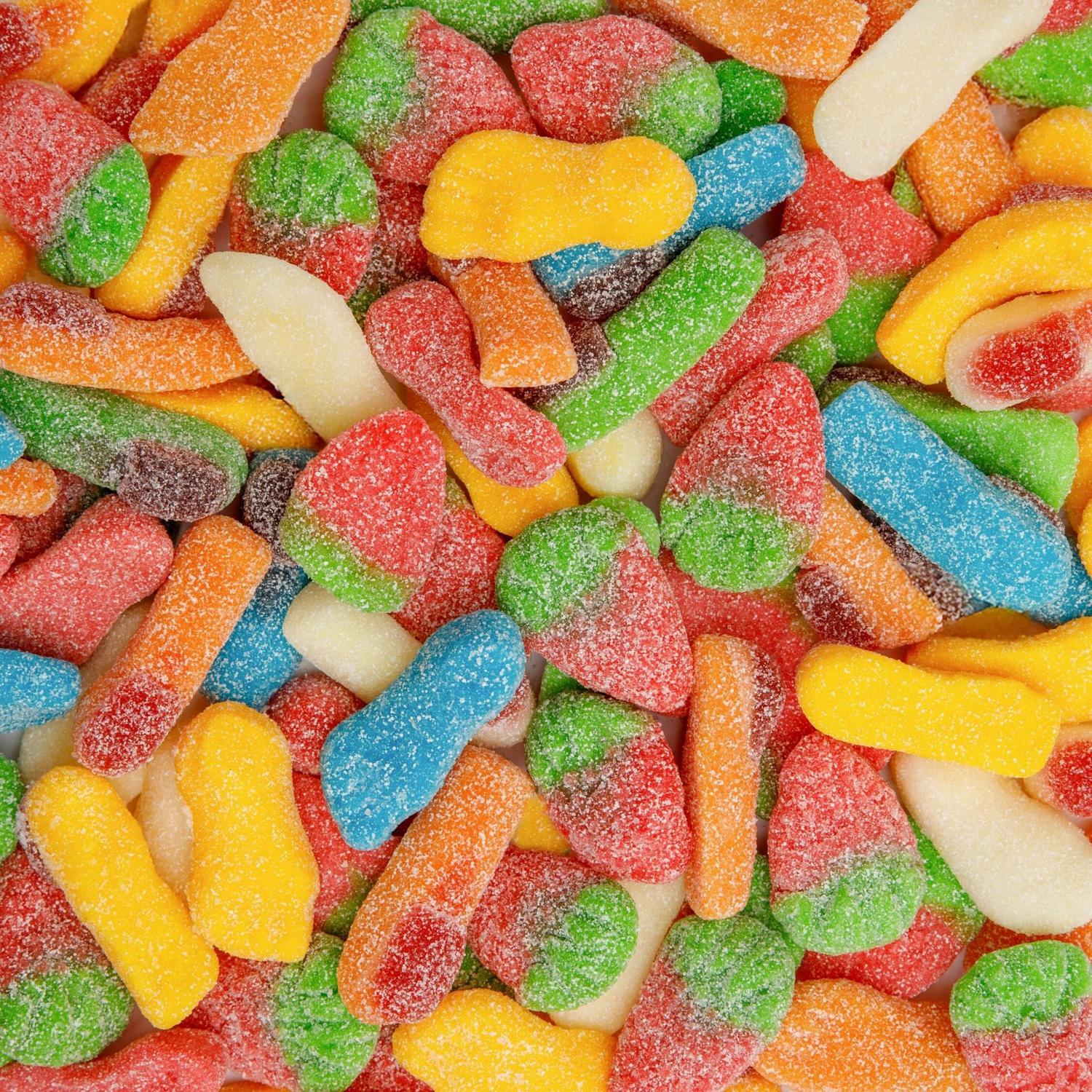 Caramelos de goma Sour Boom Mix Fini sin gluten 165 g. — otra vista del envase