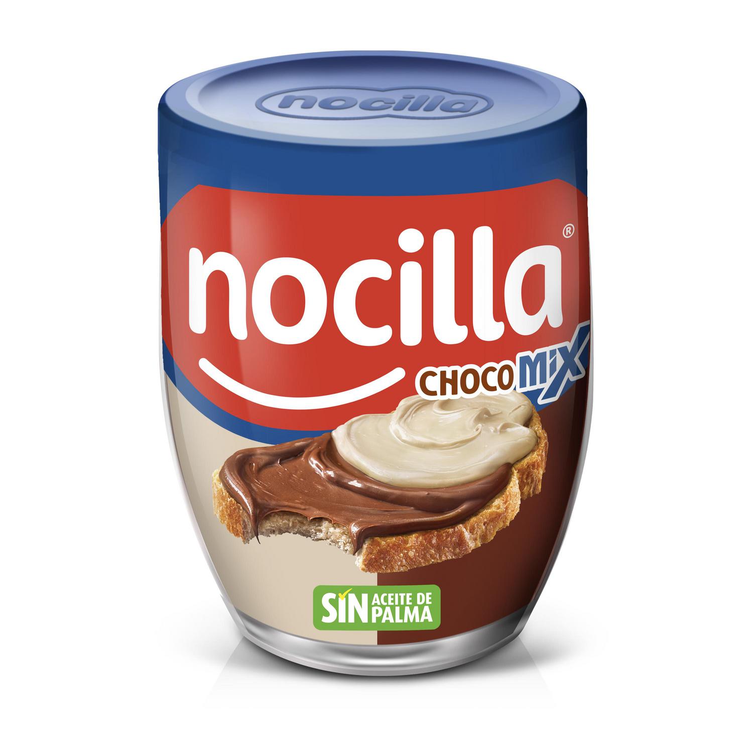 Crema de cacao y leche con avellanas Nocilla sin gluten 390 g. — otra vista del envase