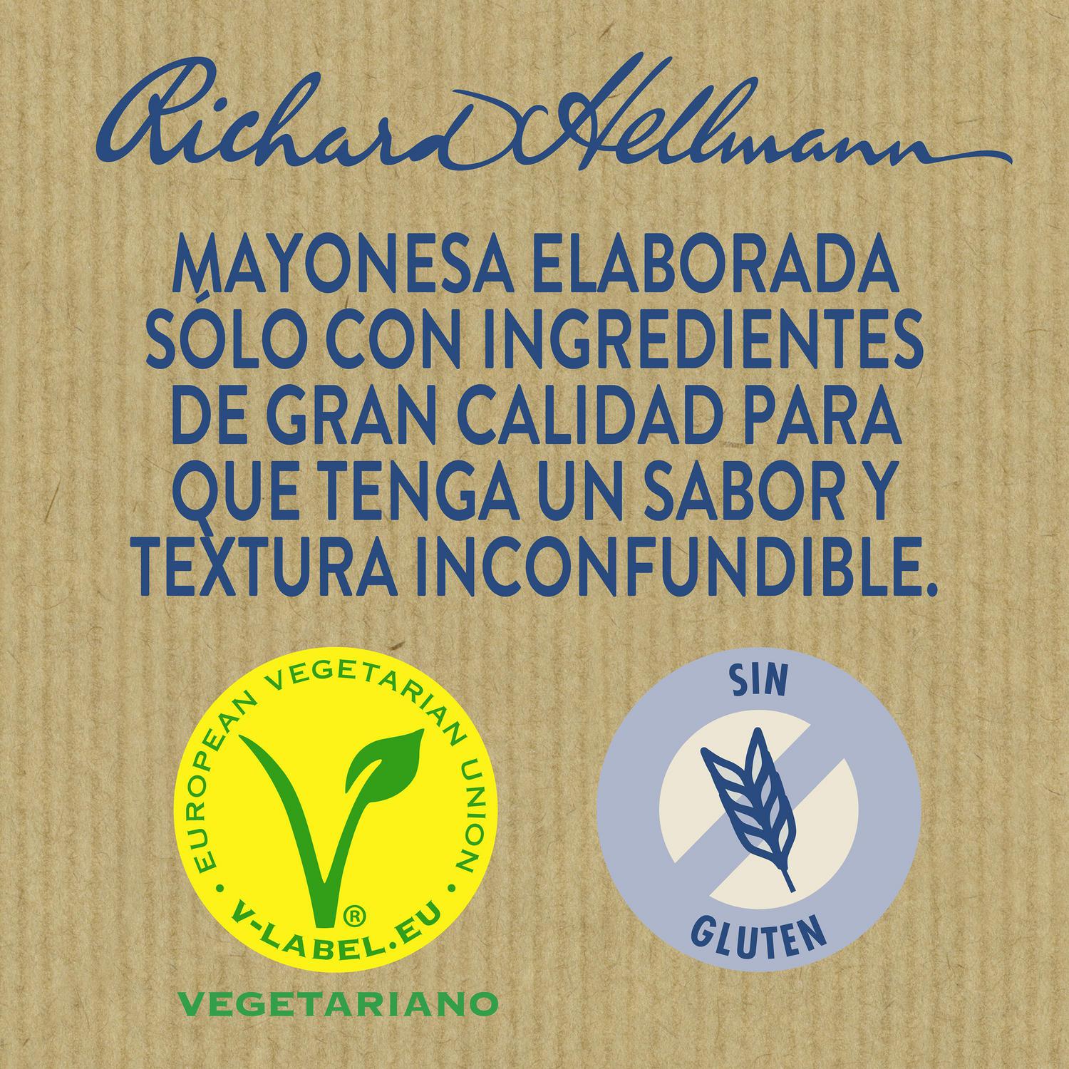 Mayonesa Hellmann's sin gluten tarro 490 g. — otra vista del envase
