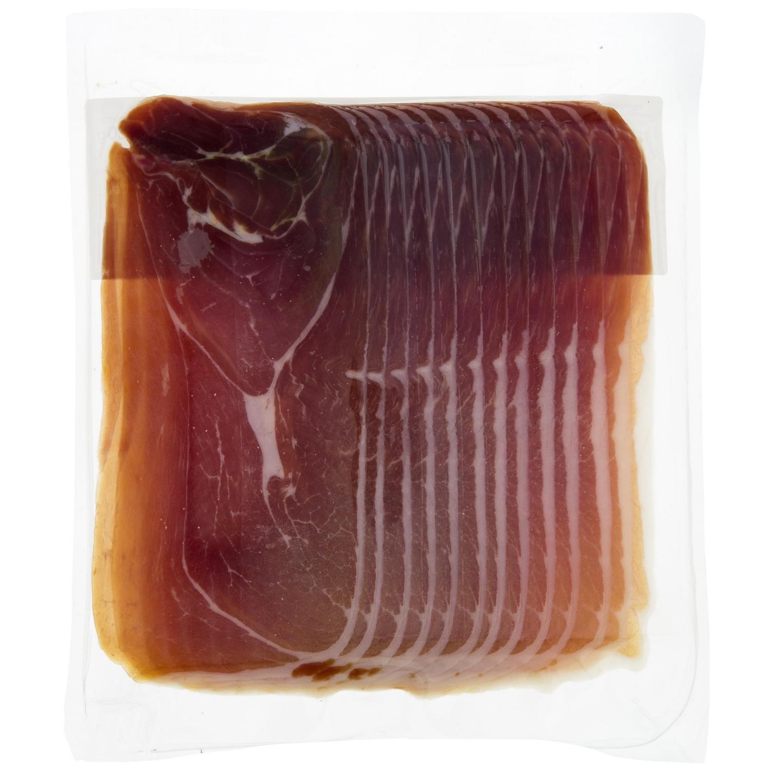 Jamón serrano IberSierra sin gluten y sin lactosa 220 g. — otra vista del envase