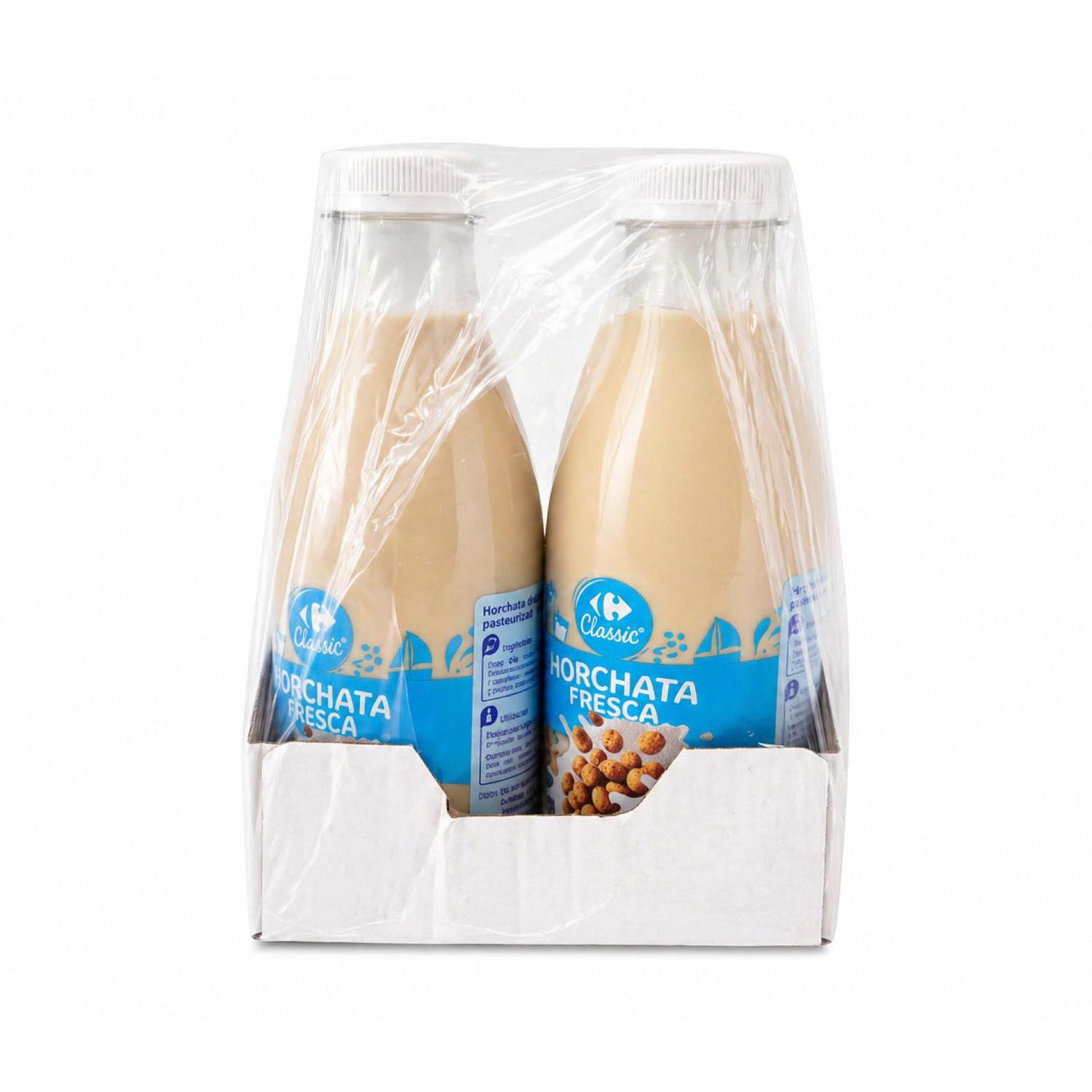 Horchata fresca Carrefour sin gluten 750 ml. — otra vista del envase